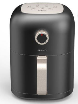 Black 300watt Restaurant Size Air Fryer , 3000ml Automatic Air Fryer
